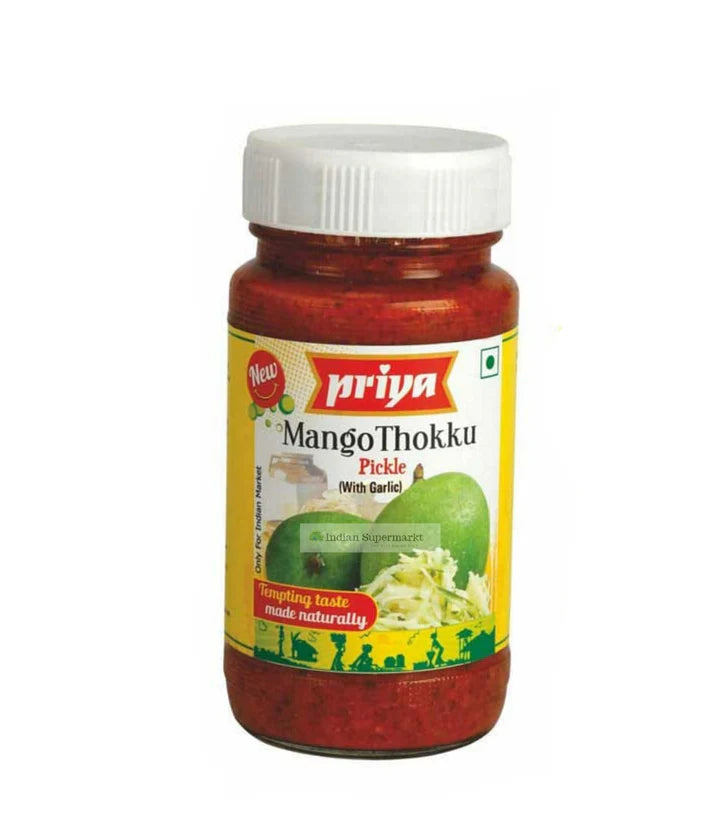 Priya Mango Thokku Pickle ohne Knoblauch 300 g