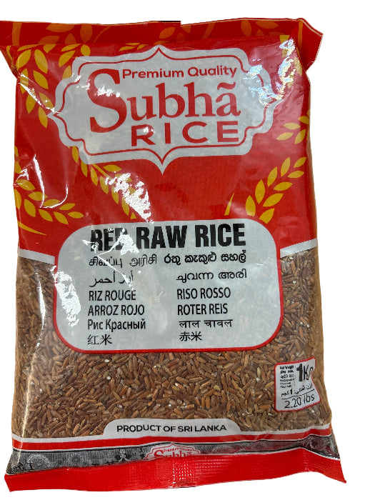 Subha Red Raw rice 1 kg