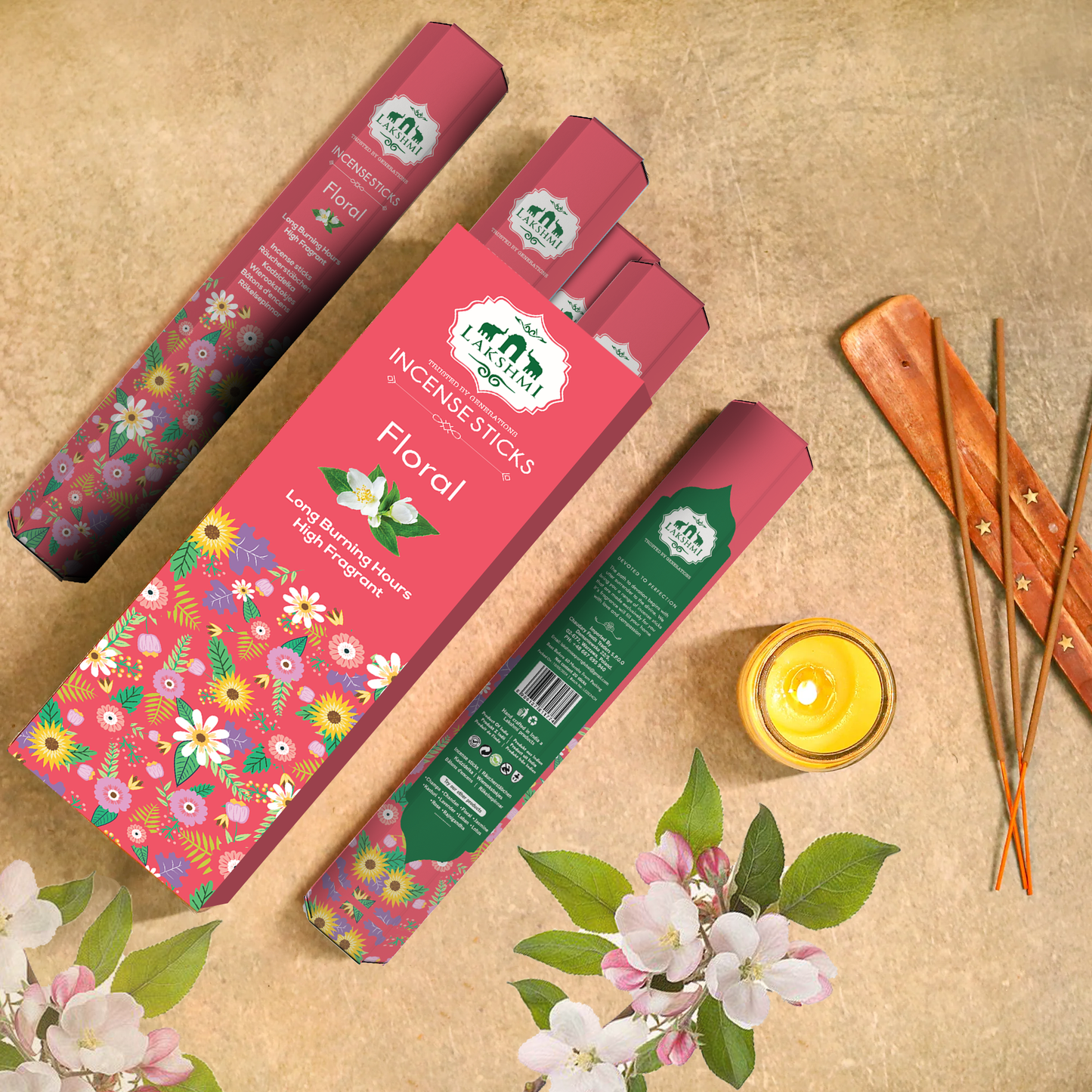 Lakshmi Floral Incense