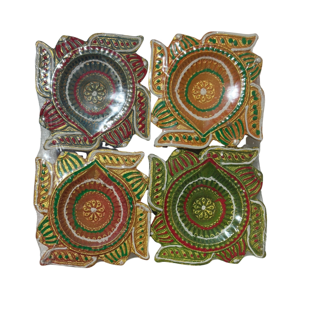 Fancy Diya 4 pc