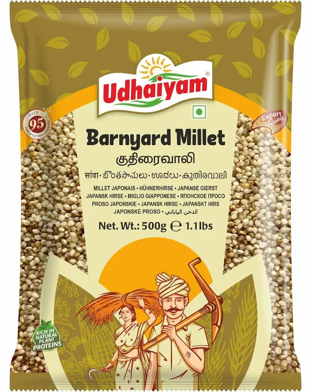 Udhaiyam Banyard / Kuthiravali Millet 500g