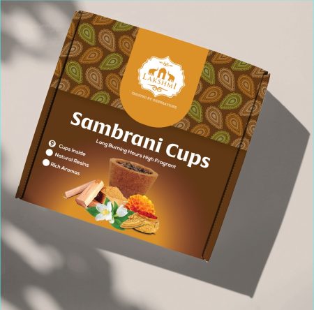 Lakshmi Doop Cups / Sambrani (9 in 1)