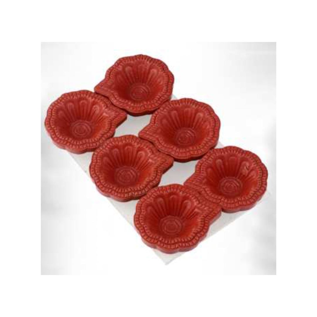 Plain Diya 6 pc
