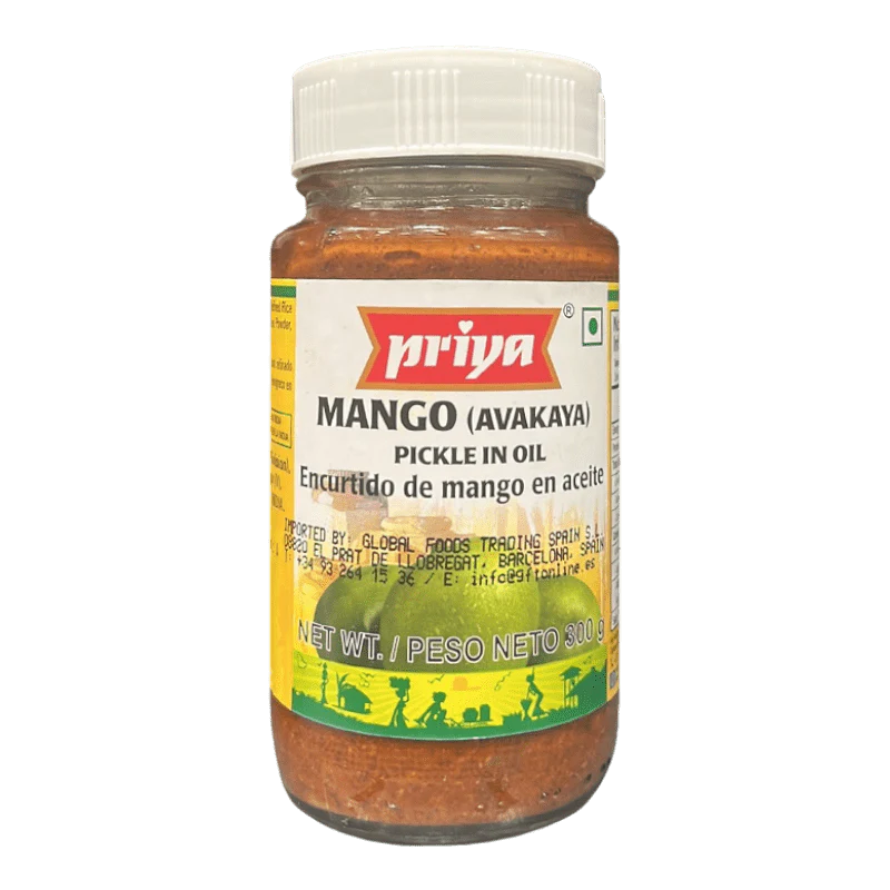 Priya Mango Avakaya Pickle ohne Knoblauch 300 g