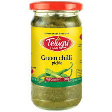 Telugu Foods Green Chilli Pickle 300 g