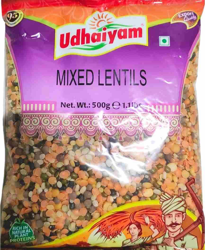 Udhaiyam Gemischte Linsen 500 g