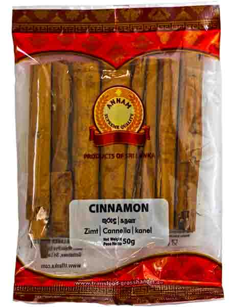 Annam Cinnamon Roll / Dalchini / Zimtstangen 50 g
