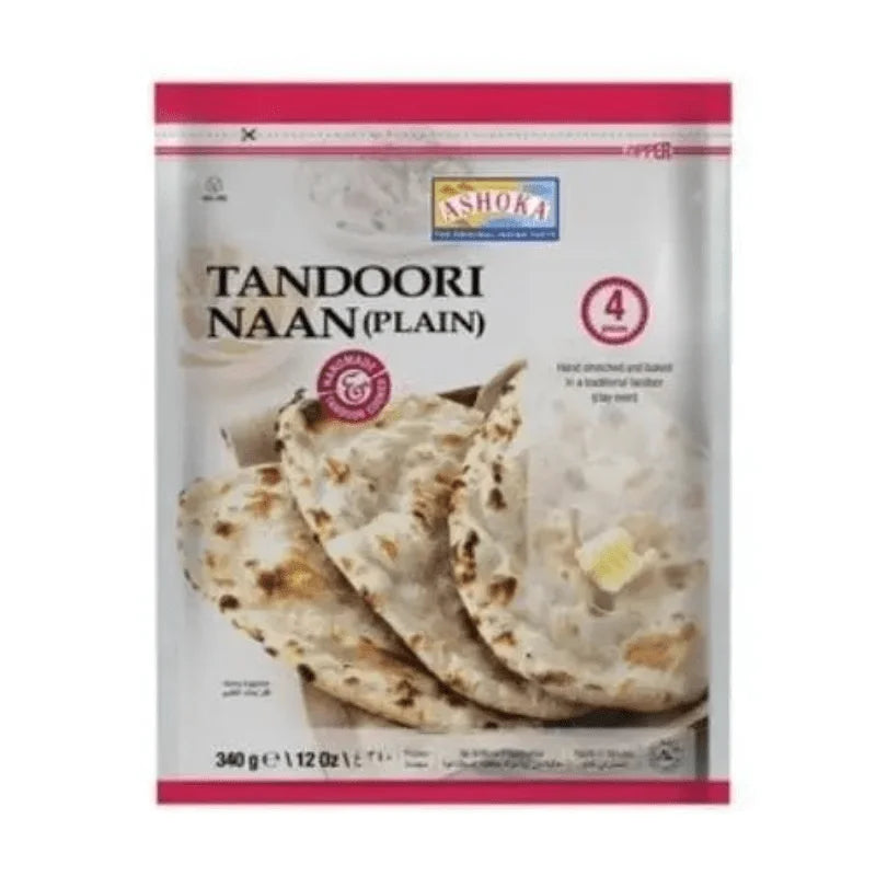 Ashoka Tandoori Plain Naan 340 g