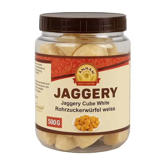 Annam Jaggery Weiße Würfel 500 g