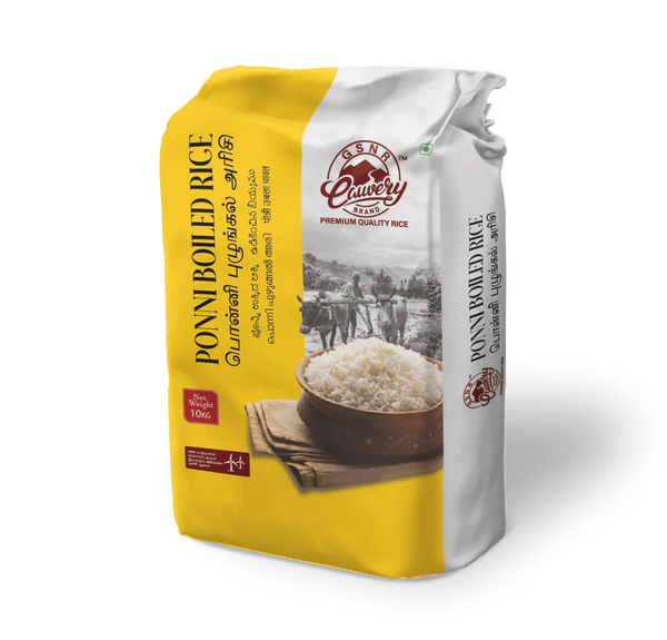 Cauvery Ponni Boiled Rice 10 Kg - Hindusthan Supermart