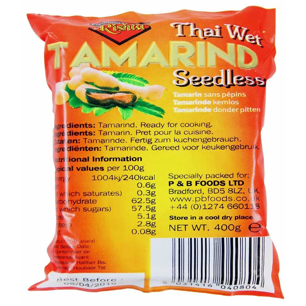 Rishta Nasse Tamarinde, kernlos, 400 g