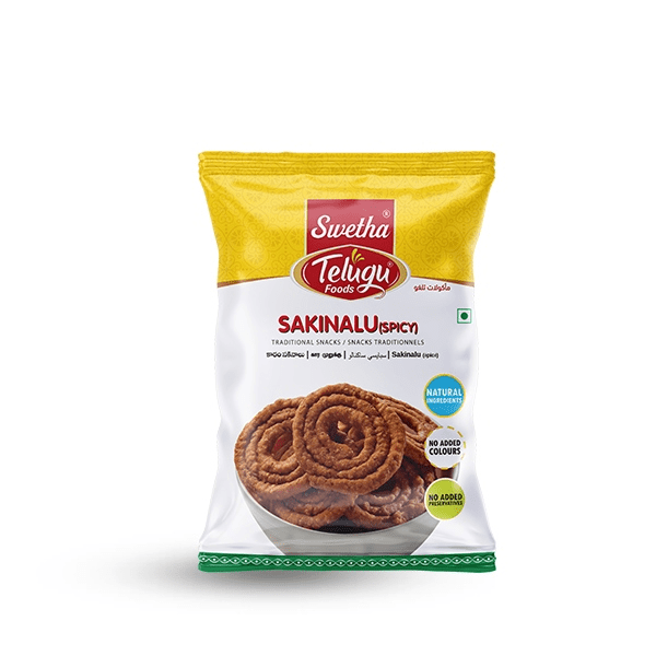 Telugu Foods Würziges Sakinalu 130 g