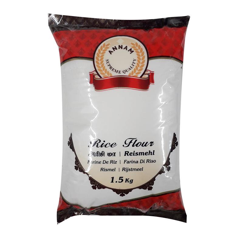 Annam Unroasted White Rice Flour 1.5 Kg