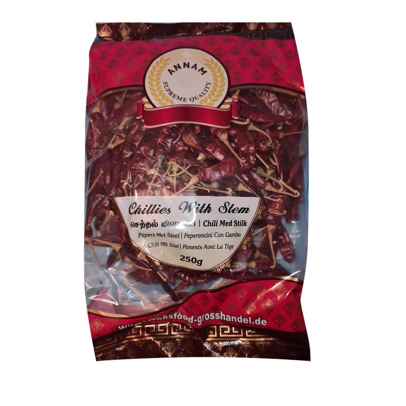 annam Dried Red Chillies 250 g - Hindusthan Supermart