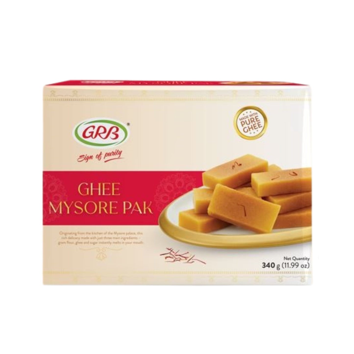 GRB Ghee Mysore Pak 340 g