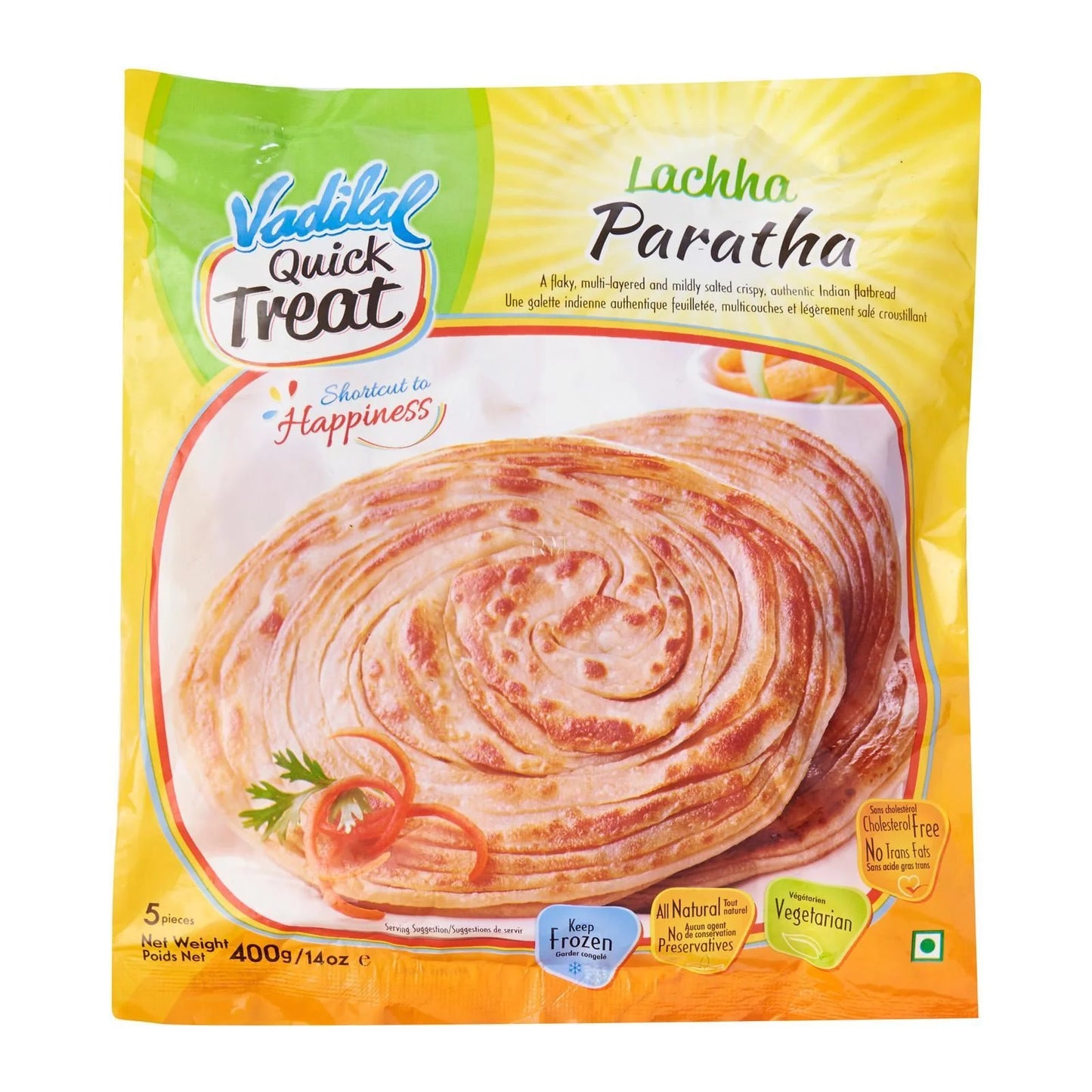 Vadilal Lachcha Paratha 400g