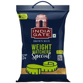 India Gate Brown Sona Masoori 5 Kg